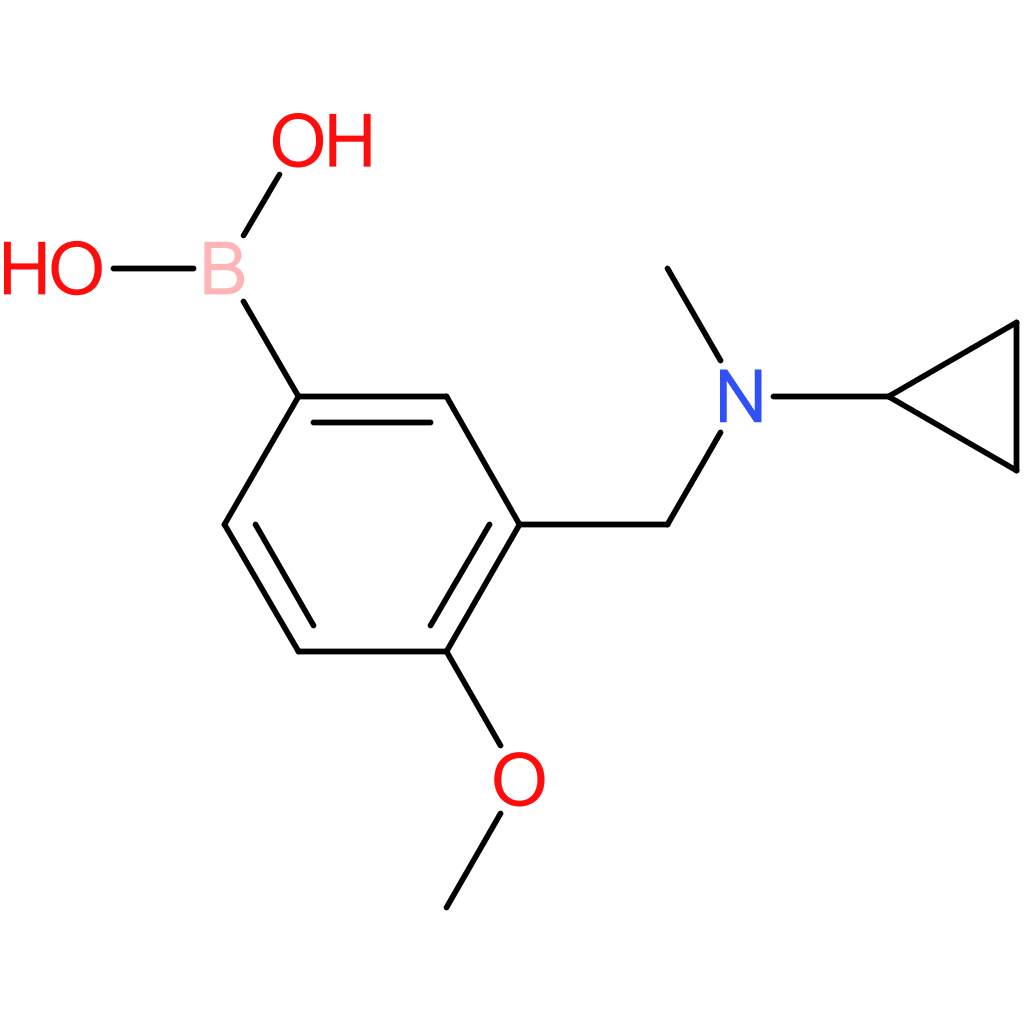 (3-([cyclopropyl(methyl)amino]methyl)-4-methoxyphenyl)boronic acid