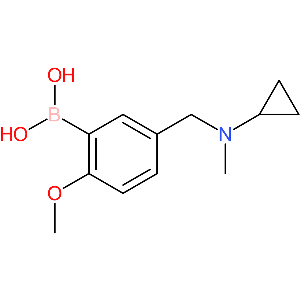 (5-([cyclopropyl(methyl)amino]methyl)-2-methoxyphenyl)boronic acid