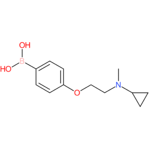 (4-(2-[cyclopropyl(methyl)amino]ethoxy)phenyl)boronic acid