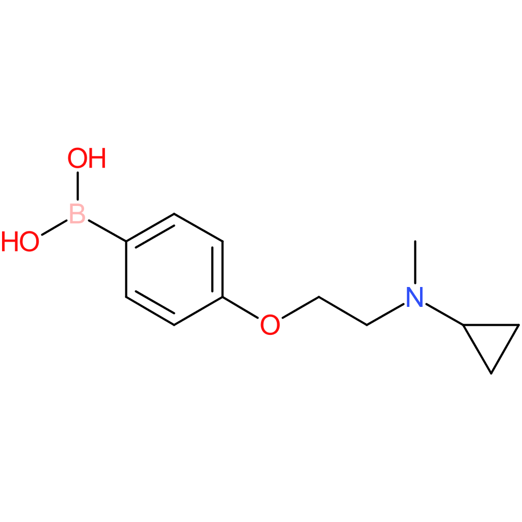 (4-(2-[cyclopropyl(methyl)amino]ethoxy)phenyl)boronic acid