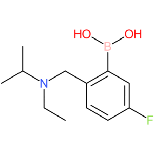 (2-([ethyl(propan-2-yl)amino]methyl)-5-fluorophenyl)boronic acid