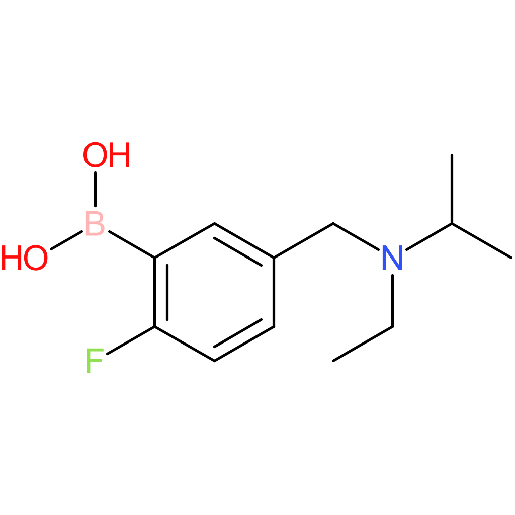 (5-([ethyl(propan-2-yl)amino]methyl)-2-fluorophenyl)boronic acid