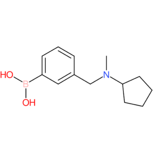(3-([cyclopentyl(methyl)amino]methyl)phenyl)boronic acid