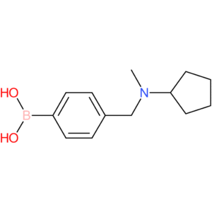 (4-([cyclopentyl(methyl)amino]methyl)phenyl)boronic acid