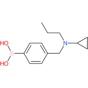 (4-([cyclopropyl(propyl)amino]methyl)phenyl)boronic acid