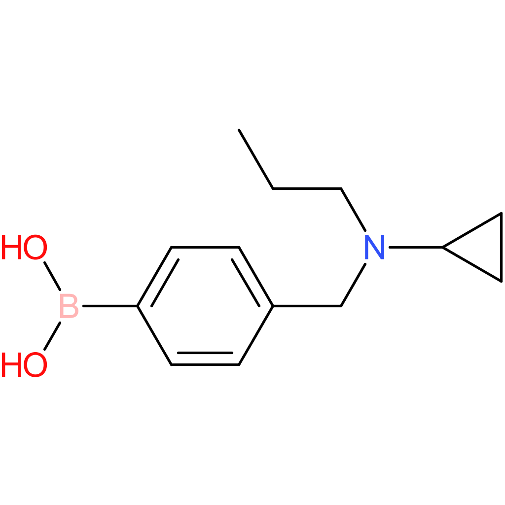 (4-([cyclopropyl(propyl)amino]methyl)phenyl)boronic acid