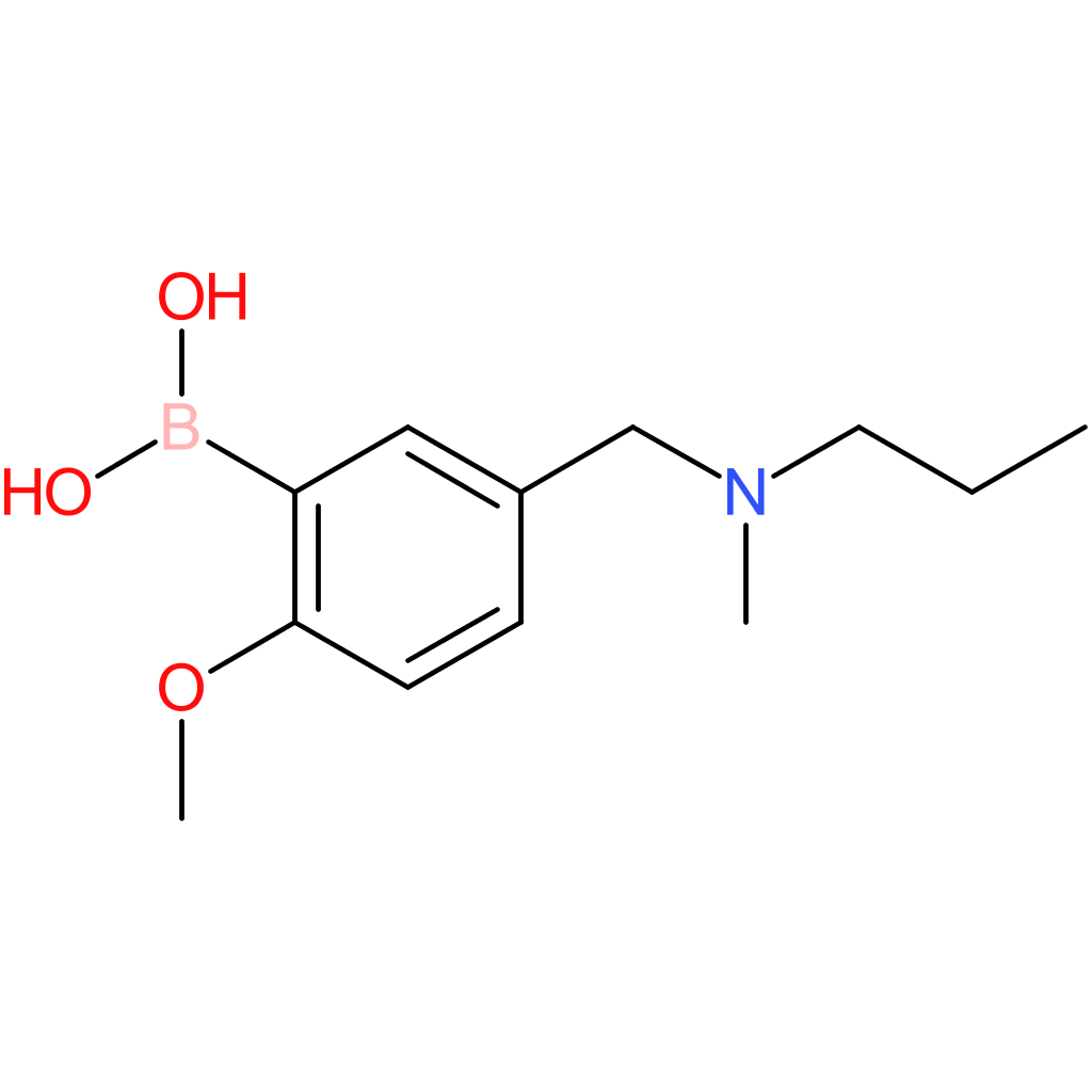 (2-methoxy-5-([methyl(propyl)amino]methyl)phenyl)boronic acid