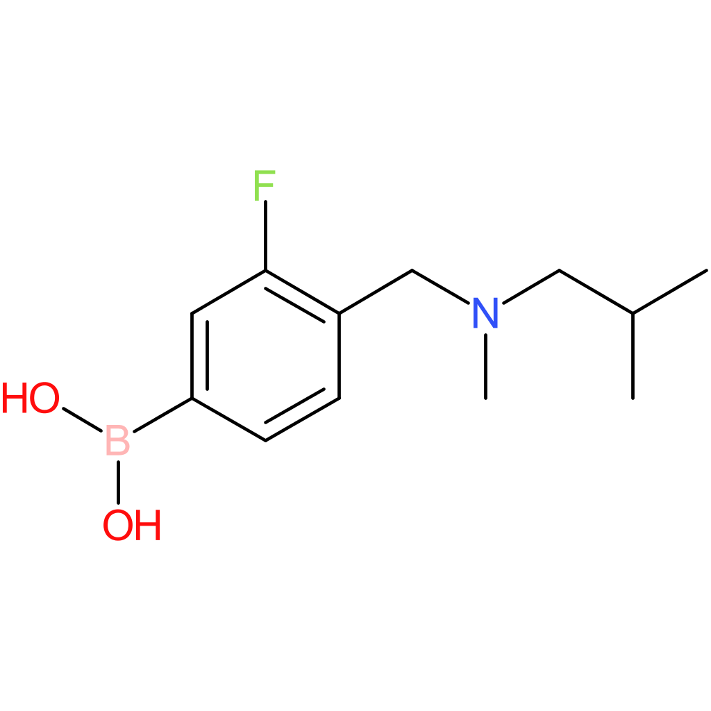 (3-fluoro-4-([methyl(2-methylpropyl)amino]methyl)phenyl)boronic acid