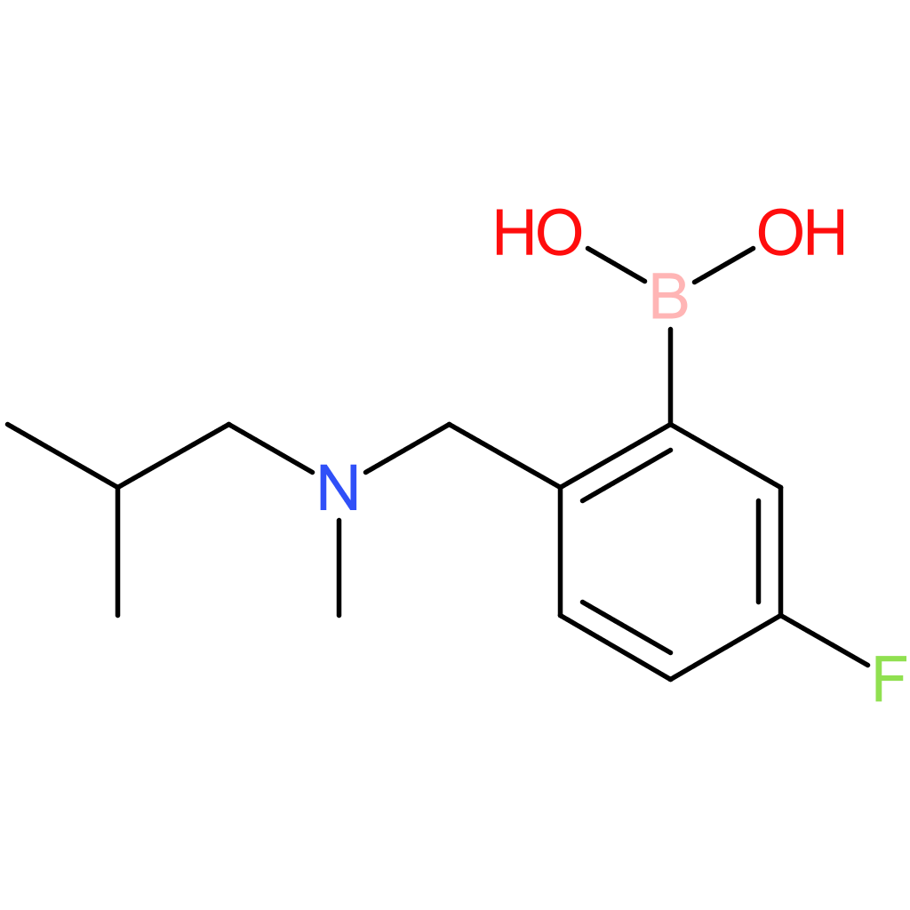 (5-fluoro-2-([methyl(2-methylpropyl)amino]methyl)phenyl)boronic acid