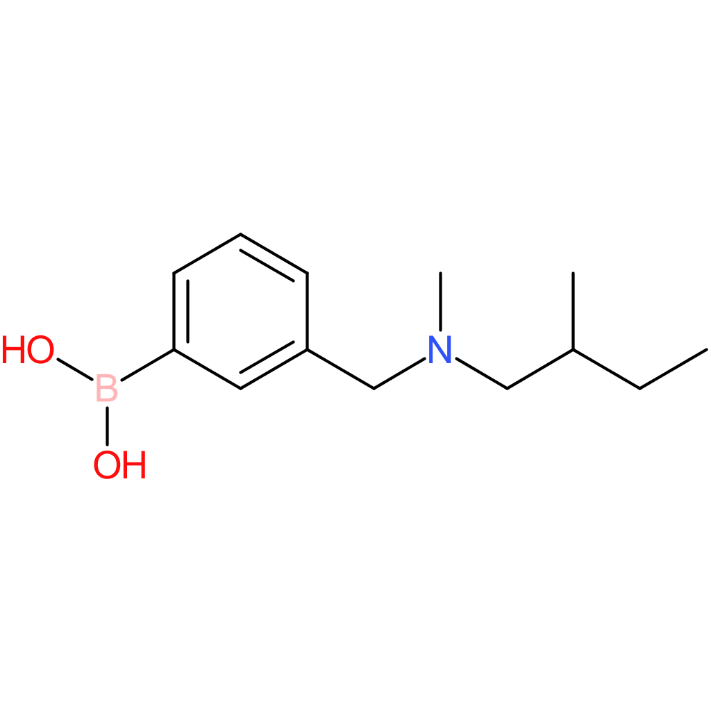 (3-([methyl(2-methylbutyl)amino]methyl)phenyl)boronic acid