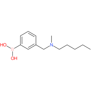 (3-([methyl(pentyl)amino]methyl)phenyl)boronic acid