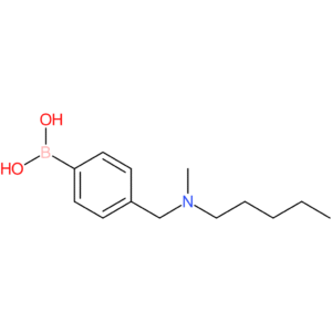 (4-([methyl(pentyl)amino]methyl)phenyl)boronic acid