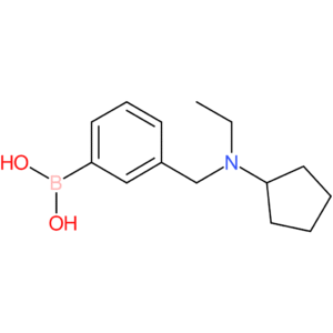 (3-([cyclopentyl(ethyl)amino]methyl)phenyl)boronic acid