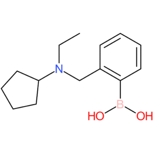 (2-([cyclopentyl(ethyl)amino]methyl)phenyl)boronic acid