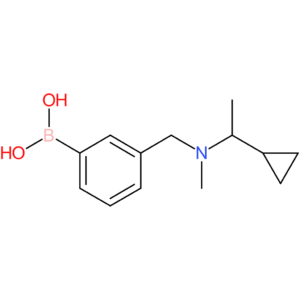 (3-([(1-cyclopropylethyl)(methyl)amino]methyl)phenyl)boronic acid