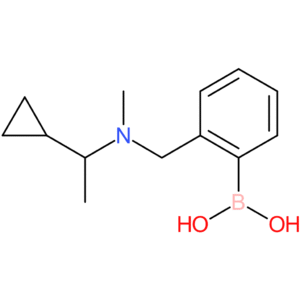 (2-([(1-cyclopropylethyl)(methyl)amino]methyl)phenyl)boronic acid