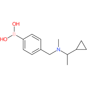 (4-([(1-cyclopropylethyl)(methyl)amino]methyl)phenyl)boronic acid