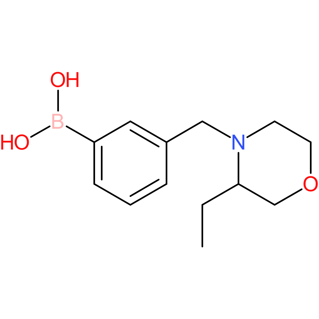 (3-[(3-ethylmorpholin-4-yl)methyl]phenyl)boronic acid