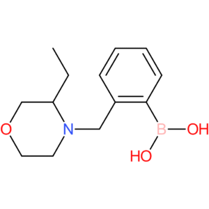 (2-[(3-ethylmorpholin-4-yl)methyl]phenyl)boronic acid