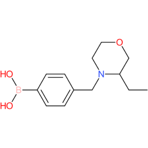 (4-[(3-ethylmorpholin-4-yl)methyl]phenyl)boronic acid