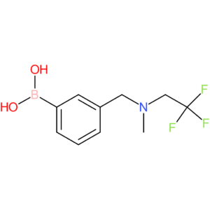 (3-([methyl(2,2,2-trifluoroethyl)amino]methyl)phenyl)boronic acid