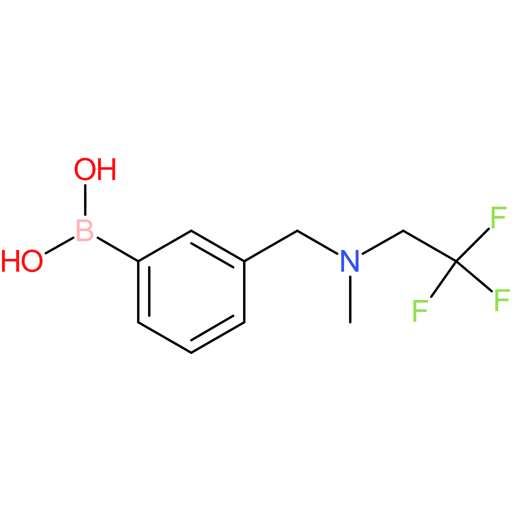 (3-([methyl(2,2,2-trifluoroethyl)amino]methyl)phenyl)boronic acid