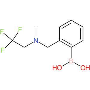(2-([methyl(2,2,2-trifluoroethyl)amino]methyl)phenyl)boronic acid