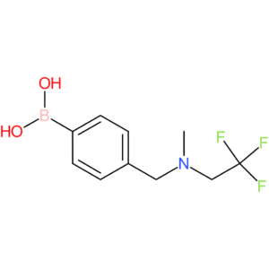 (4-([methyl(2,2,2-trifluoroethyl)amino]methyl)phenyl)boronic acid