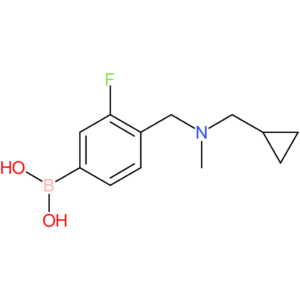 (4-([(cyclopropylmethyl)(methyl)amino]methyl)-3-fluorophenyl)boronic acid