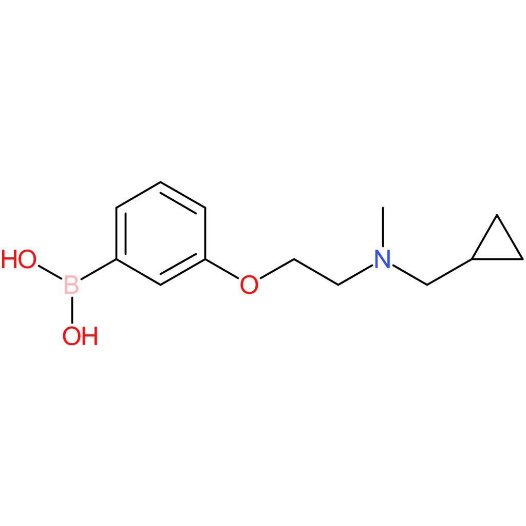 (3-(2-[(cyclopropylmethyl)(methyl)amino]ethoxy)phenyl)boronic acid