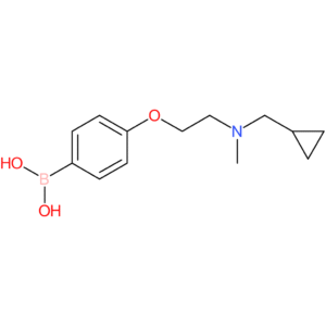 (4-(2-[(cyclopropylmethyl)(methyl)amino]ethoxy)phenyl)boronic acid