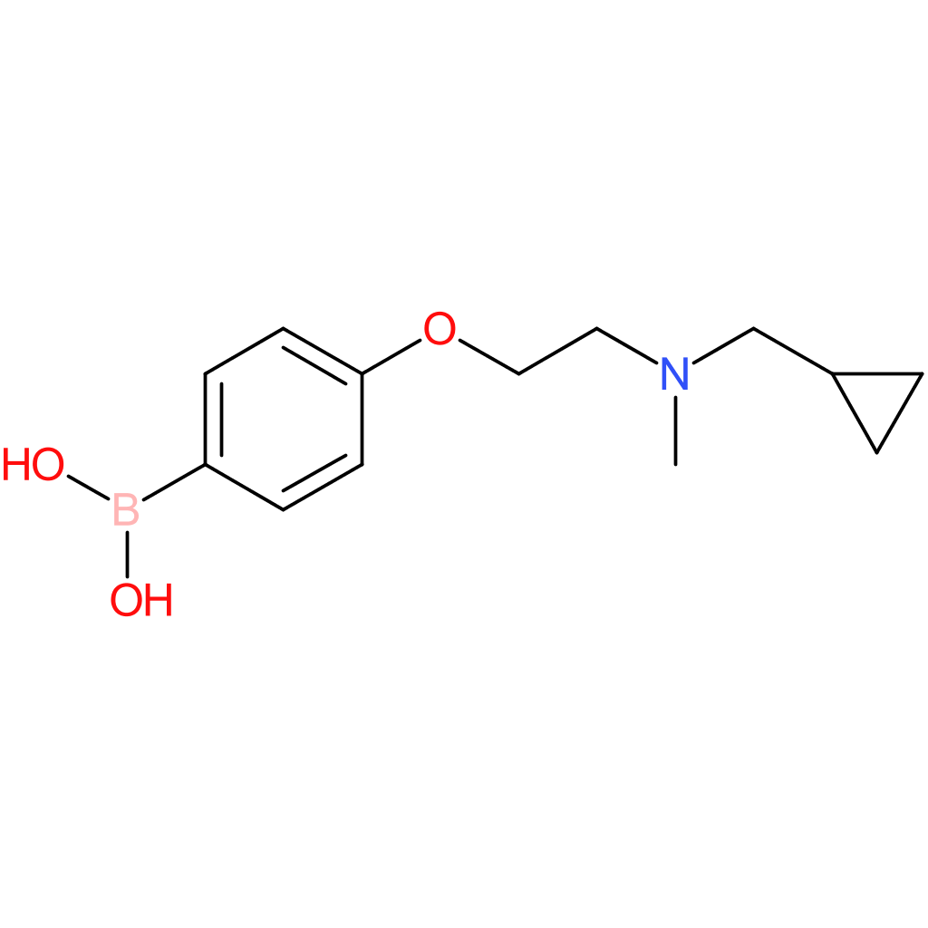 (4-(2-[(cyclopropylmethyl)(methyl)amino]ethoxy)phenyl)boronic acid