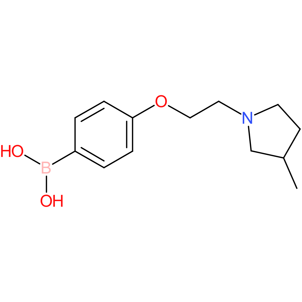 (4-[2-(3-methylpyrrolidin-1-yl)ethoxy]phenyl)boronic acid