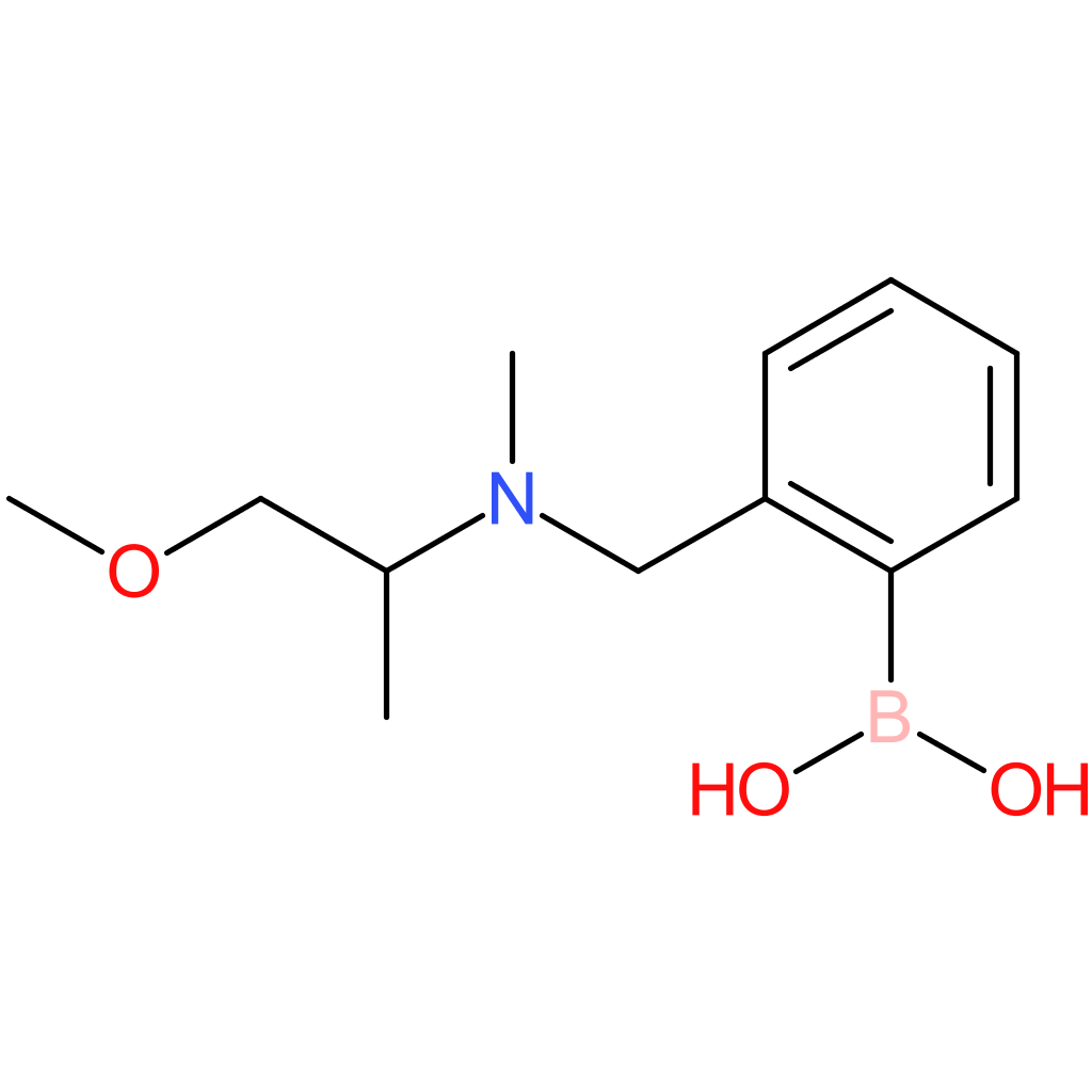 (2-([(1-methoxypropan-2-yl)(methyl)amino]methyl)phenyl)boronic acid