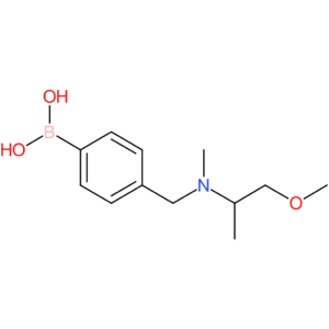 (4-([(1-methoxypropan-2-yl)(methyl)amino]methyl)phenyl)boronic acid