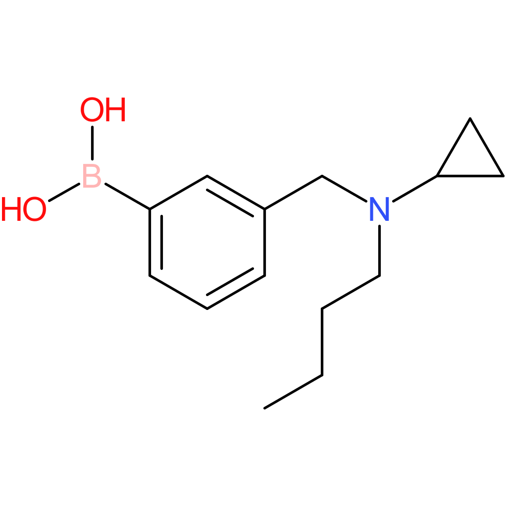 (3-([butyl(cyclopropyl)amino]methyl)phenyl)boronic acid