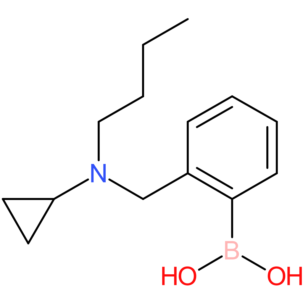 (2-([butyl(cyclopropyl)amino]methyl)phenyl)boronic acid