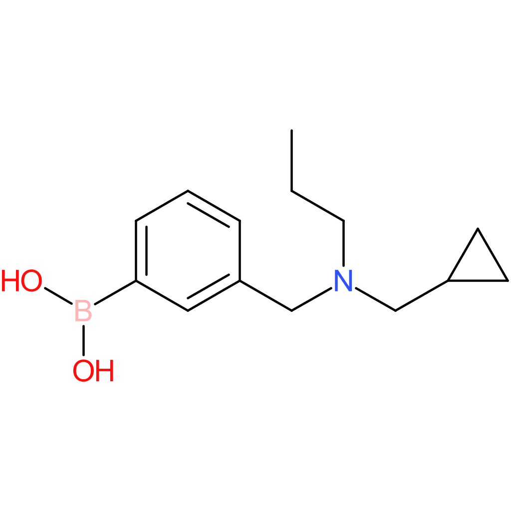(3-([(cyclopropylmethyl)(propyl)amino]methyl)phenyl)boronic acid