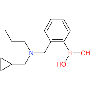 (2-([(cyclopropylmethyl)(propyl)amino]methyl)phenyl)boronic acid
