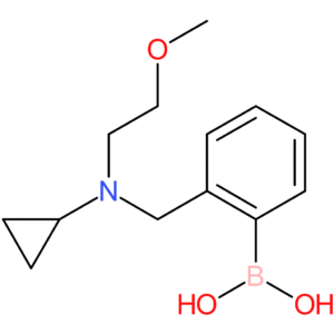 (2-([cyclopropyl(2-methoxyethyl)amino]methyl)phenyl)boronic acid