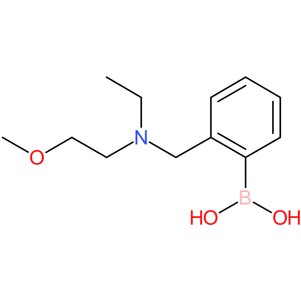 (2-([ethyl(2-methoxyethyl)amino]methyl)phenyl)boronic acid