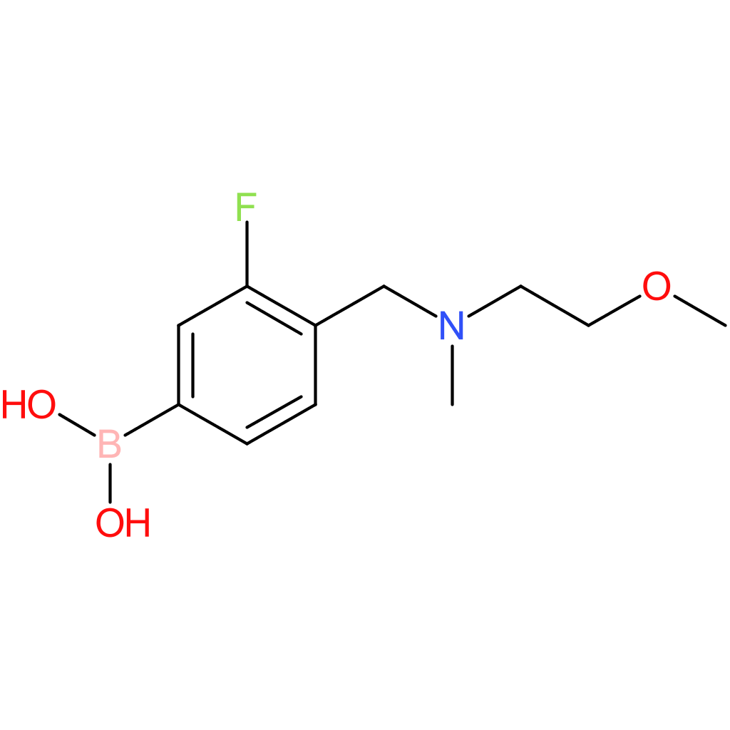 (3-fluoro-4-([(2-methoxyethyl)(methyl)amino]methyl)phenyl)boronic acid
