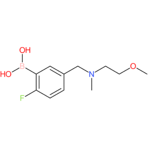 (2-fluoro-5-([(2-methoxyethyl)(methyl)amino]methyl)phenyl)boronic acid