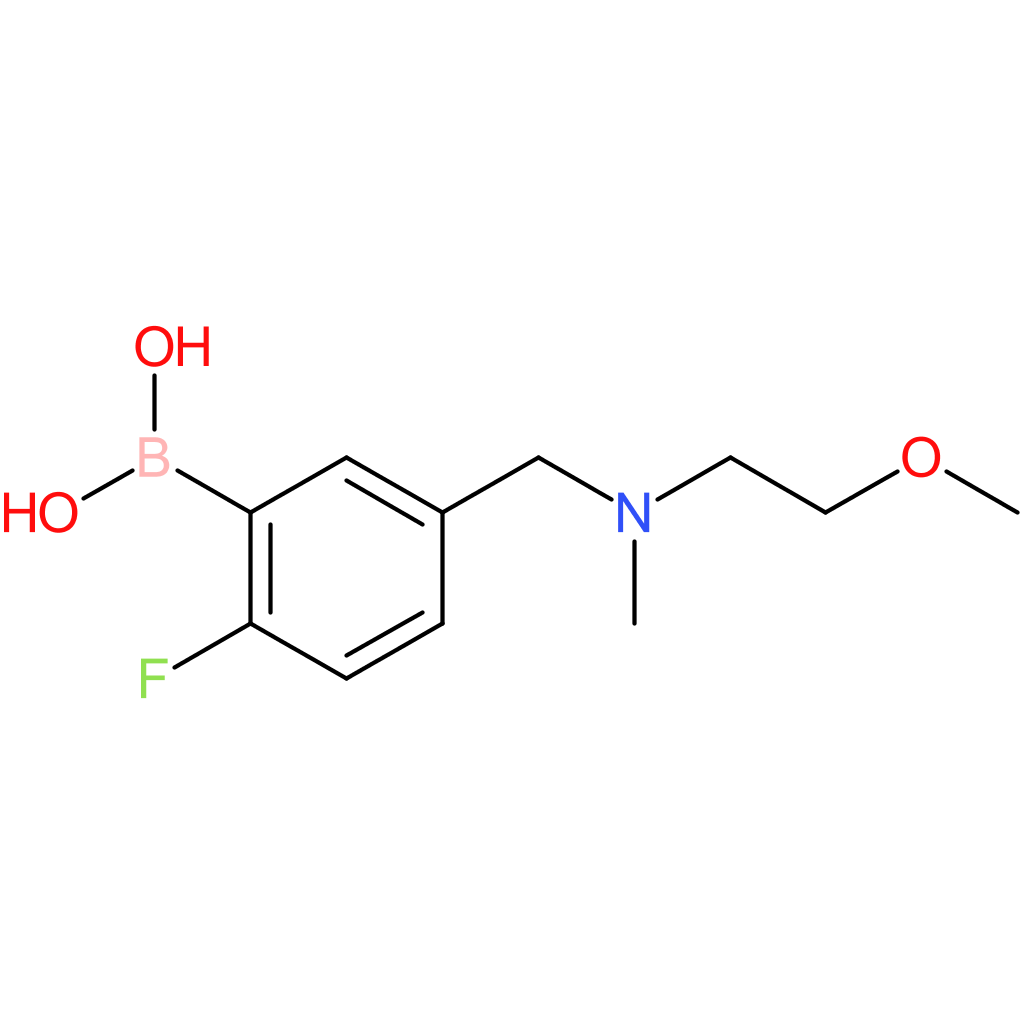 (2-fluoro-5-([(2-methoxyethyl)(methyl)amino]methyl)phenyl)boronic acid