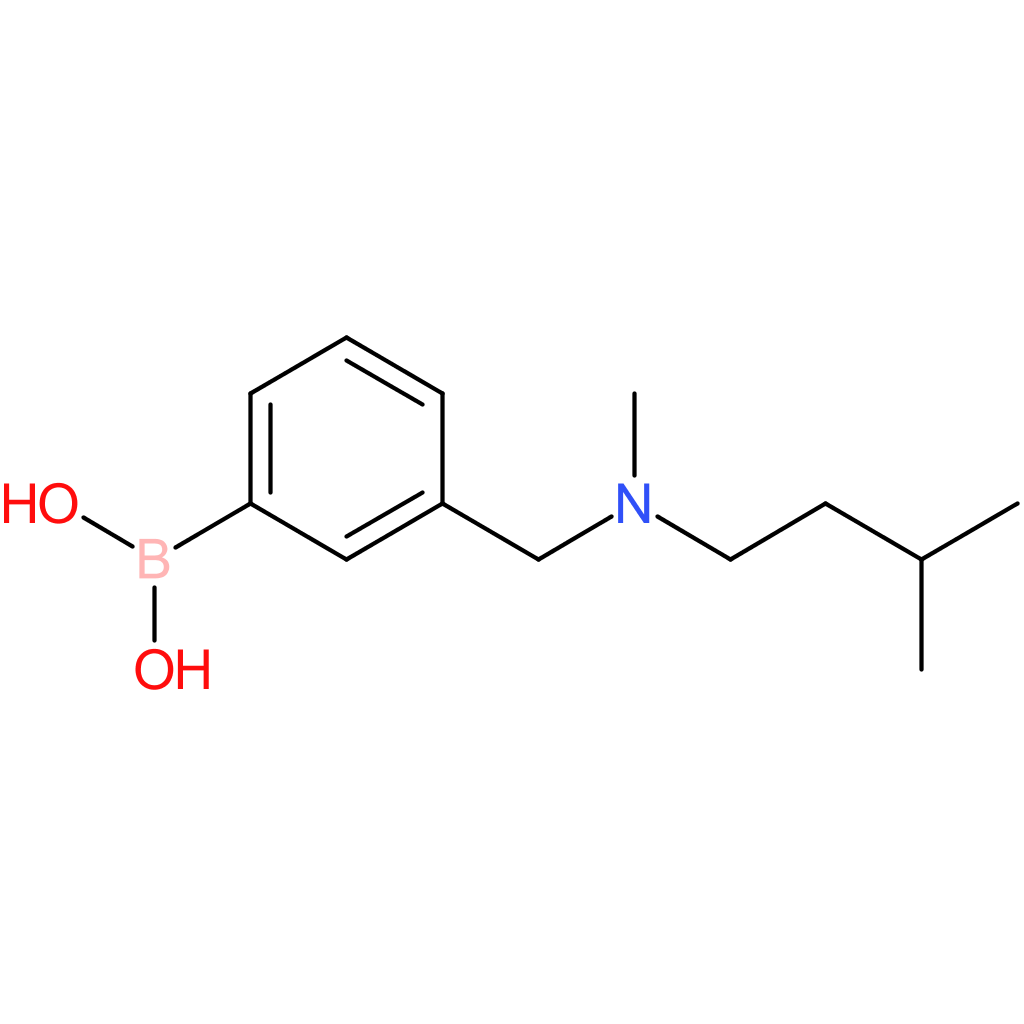 (3-([methyl(3-methylbutyl)amino]methyl)phenyl)boronic acid