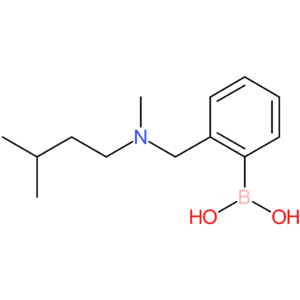 (2-([methyl(3-methylbutyl)amino]methyl)phenyl)boronic acid