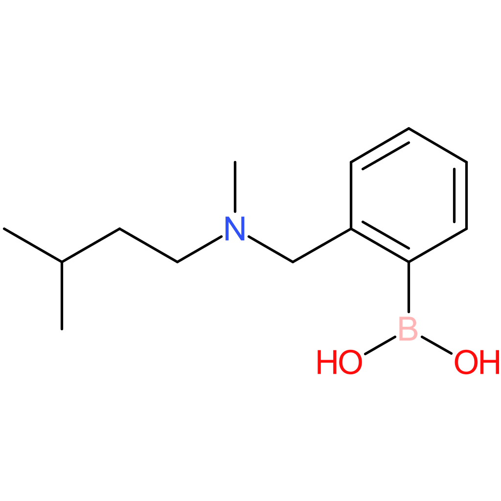 (2-([methyl(3-methylbutyl)amino]methyl)phenyl)boronic acid