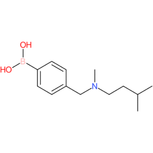 (4-([methyl(3-methylbutyl)amino]methyl)phenyl)boronic acid