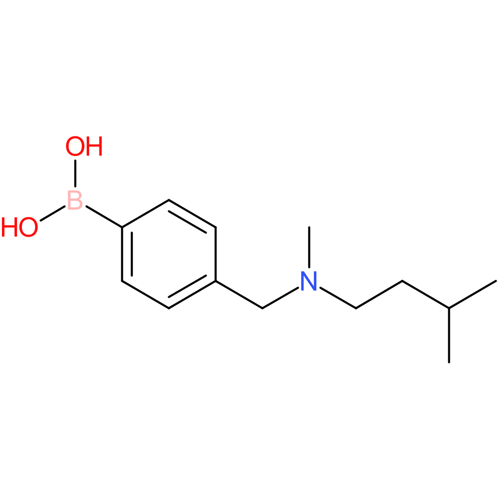 (4-([methyl(3-methylbutyl)amino]methyl)phenyl)boronic acid
