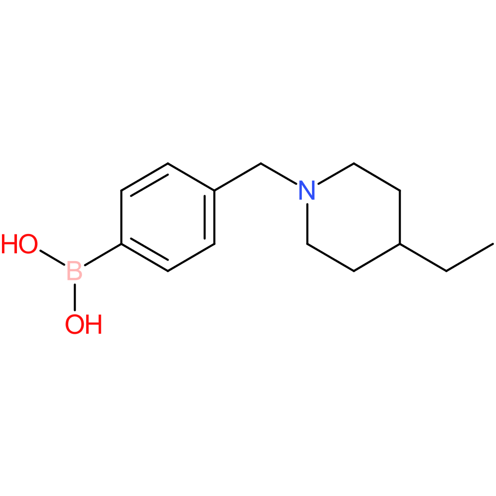 (4-[(4-ethylpiperidin-1-yl)methyl]phenyl)boronic acid